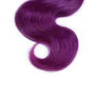 la onda púrpura 1B/1B/azul púrpuras dos del cuerpo de la armadura del pelo de 7A Ombre entona el pelo